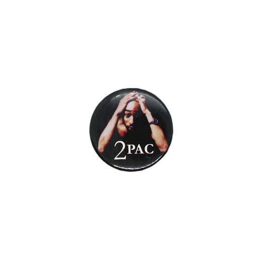 2PAC トゥーパック 缶バッジ バッチ ヒップホップMC