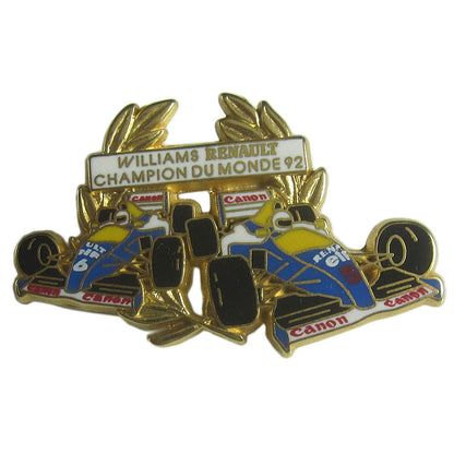ピンズ F1 世界選手権 92 ウイリアムズ・ルノー