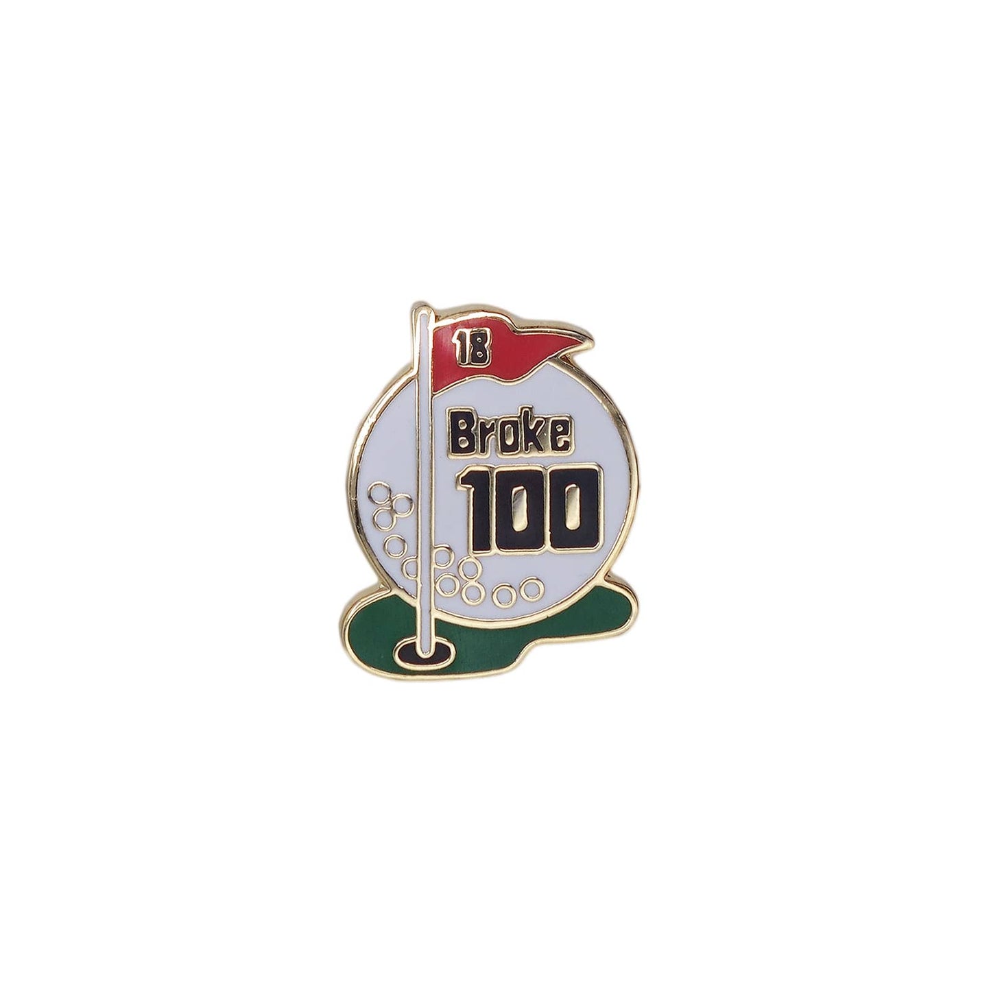 ゴルフ Broke 100 ピンズ