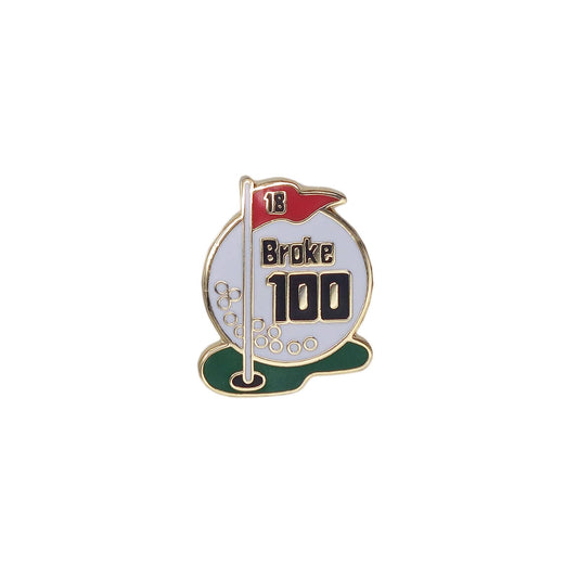 ゴルフ Broke 100 ピンズ