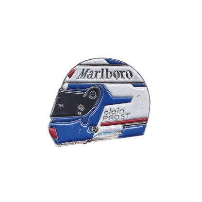 F1 ドライバー Alain Prost アラン・プロスト ヘルメット ピンズ Marlboro