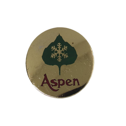 Aspen コロラド スキーリゾート ピンバッジ ブローチ