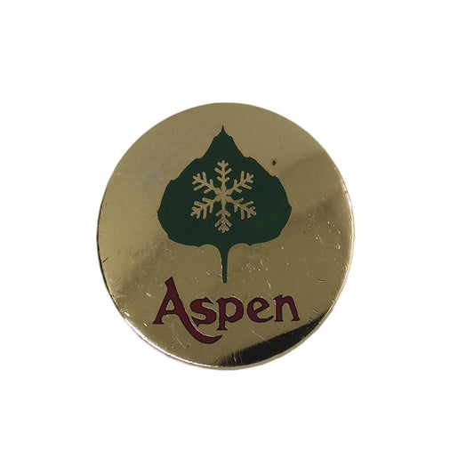 Aspen コロラド スキーリゾート ピンバッジ ブローチ