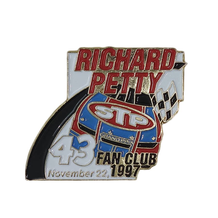 RICHARD PETTY ピンズ FAN CLUB 1997 リチャードペティ 留め具付き