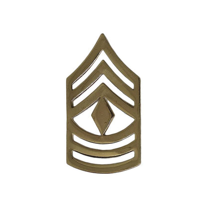 米軍 階級章 先任曹長 ピンズ インシグニア ミリタリー 留め具付き