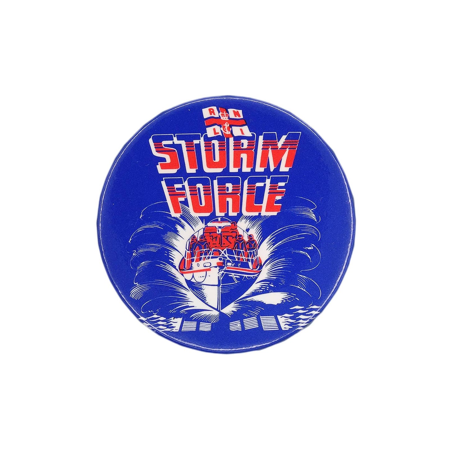 RNLI 英国王立救命艇協会 STORM FORCE 缶バッジ バッチ