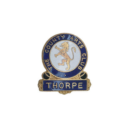 THE COUNTY ARTS CLUB THORPE ピンバッジ 英国 ローンボウルズ
