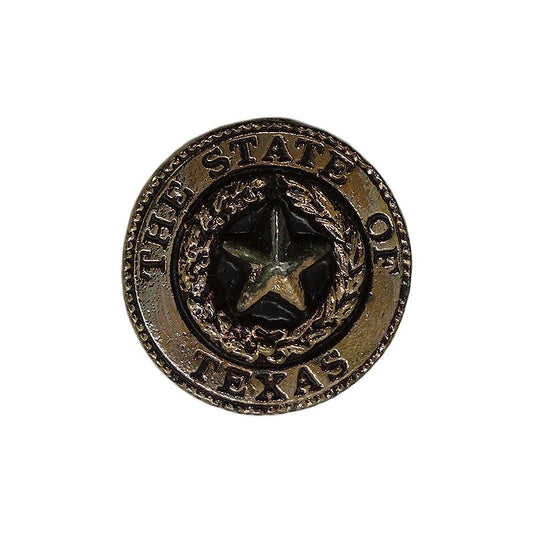 TEXAS ピンズ テキサス州 留め具付き