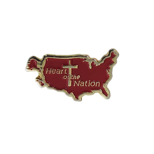 Heart of the Nation ピンズ カトリック 留め具付き