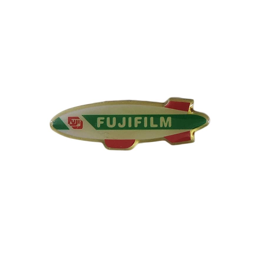 FUJIFILM 富士フイルム ピンズ 飛行船 留め具付き　レトロ