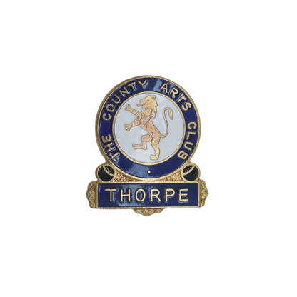 THE COUNTY ARTS CLUB THORPE ピンバッジ 英国 ローンボウルズ