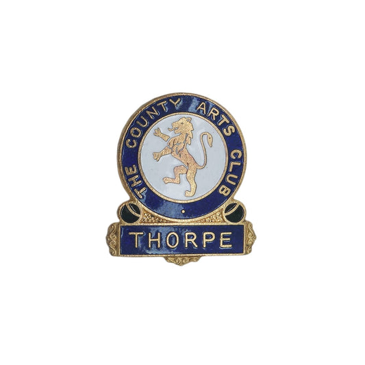 THE COUNTY ARTS CLUB THORPE ピンバッジ 英国 ローンボウルズ