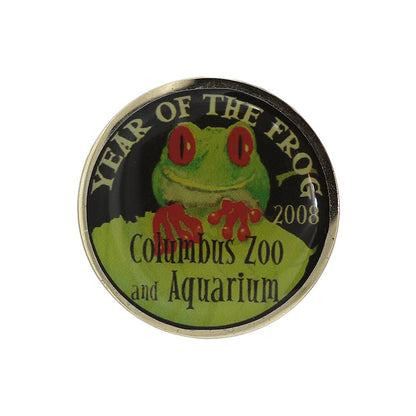Columbus Zoo and Aquarium カエル ピンズ 動物園 水族館 留め具付き