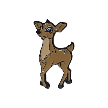 鹿 ピンズ 動物 留め具付き