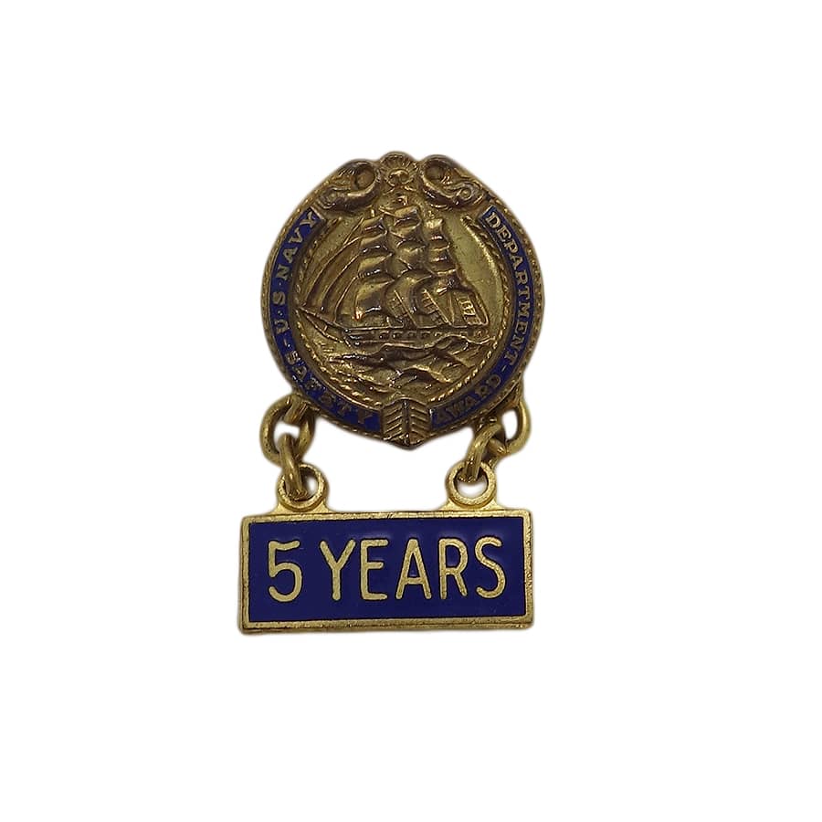 U.S. NAVY DEPARTMENT SAFETY AWARD スクリューネジ ピンバッジ