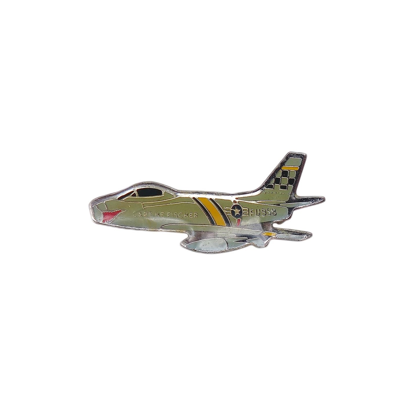 F-86 セイバー FU958 ジェット戦闘機 ピンズ 飛行機 ミリタリー