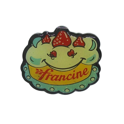 ピンズ francine 苺 ショートケーキ 留め具付き