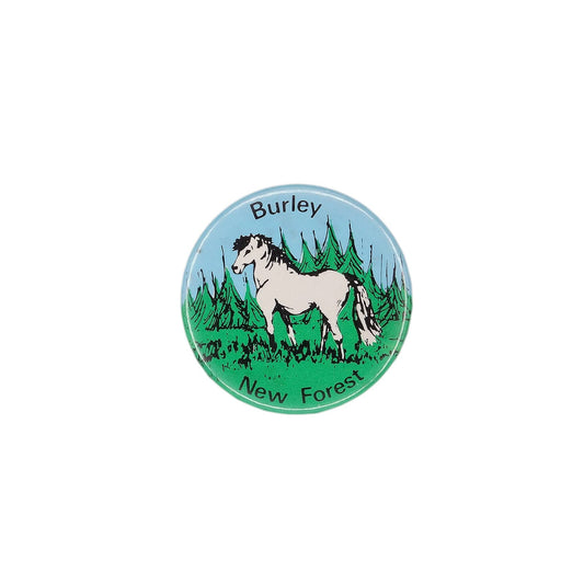 Burley ニュー フォレスト バーリー 缶バッジ バッチ 馬