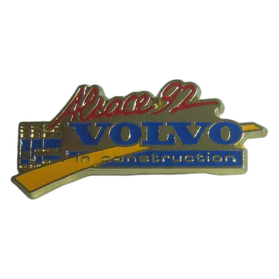 ピンズ VOLVO 留め具付き レトロ ピンバッジ