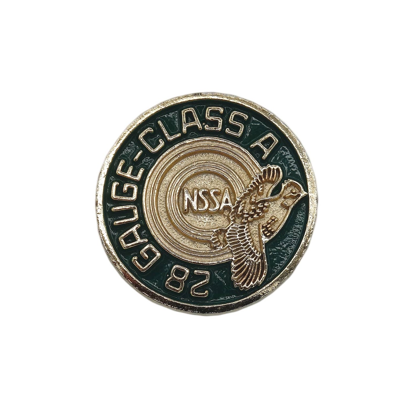 NSSA 米スキート射撃協会 ピンバッジ ブローチ 28 GAUGE-CLASS A