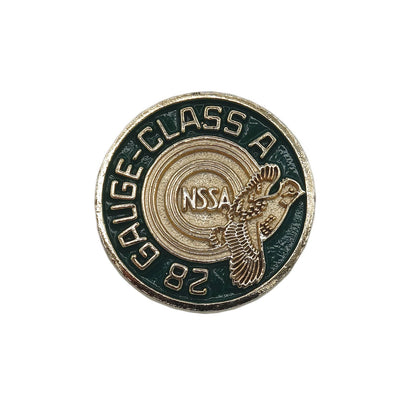 NSSA 米スキート射撃協会 ピンバッジ ブローチ 28 GAUGE-CLASS A