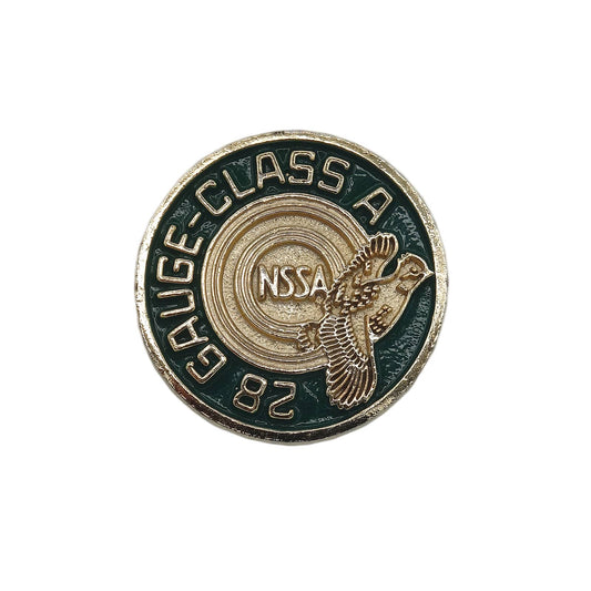 NSSA 米スキート射撃協会 ピンバッジ ブローチ 28 GAUGE-CLASS A