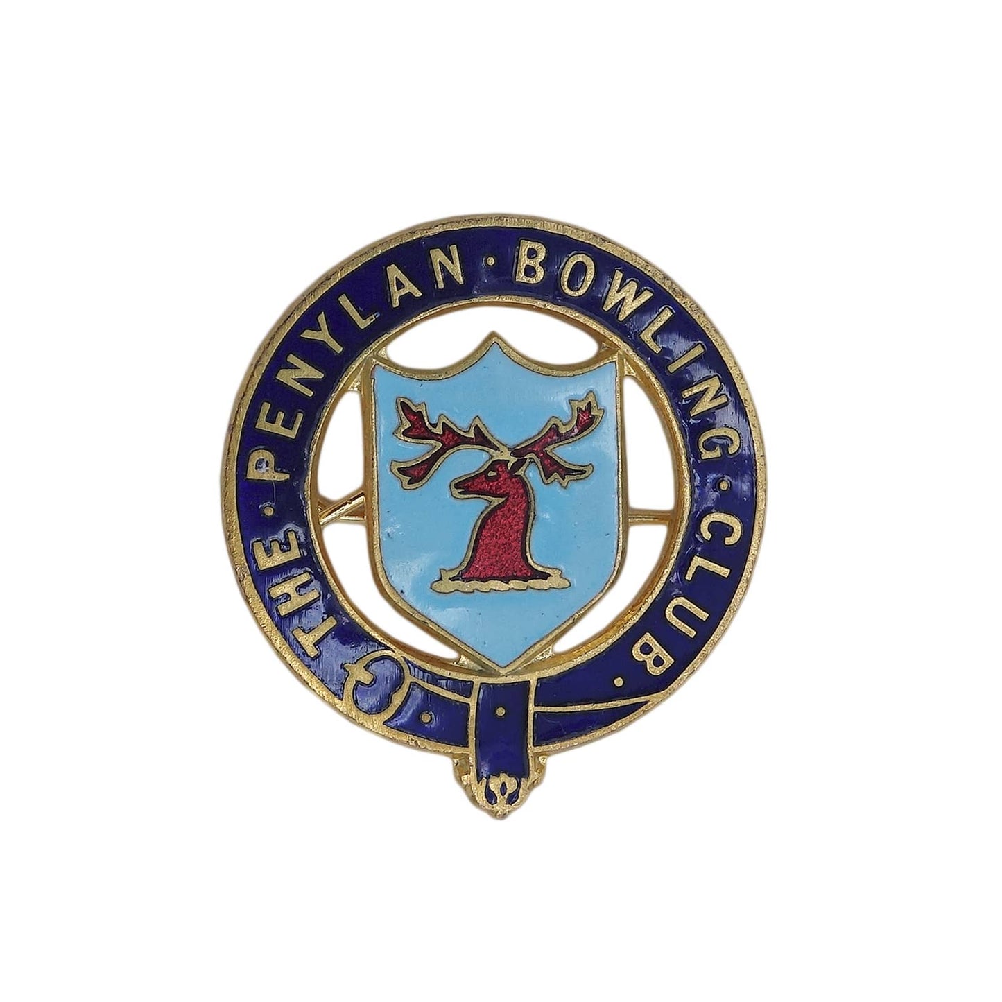 THE PENYLAN BOWLING CLUB ピンバッジ ブローチ 英国 ローンボウルズクラブ