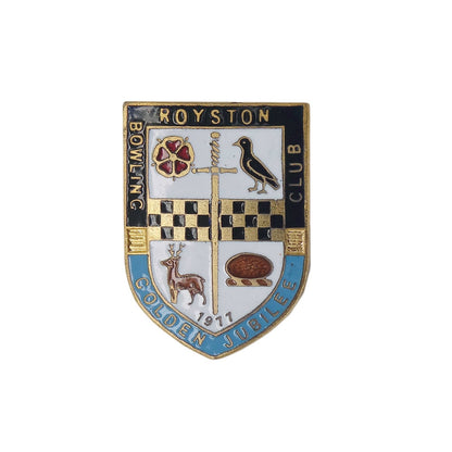 ROYSTON BOWLING CLUB ピンバッジ ブローチ 英国 ローンボウルズクラブ
