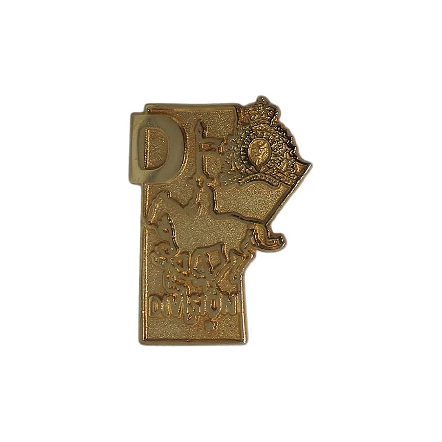 Royal Canadian Mounted Police D Division ピンズ 留め具付き