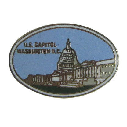 ピンズ ワシントン D.C. 連邦議会議事堂 留め具付き レトロ