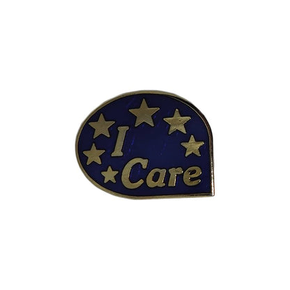 I Care ピンズ 留め具付き