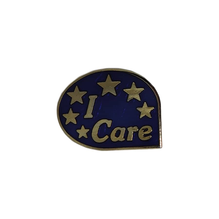 I Care ピンズ 留め具付き