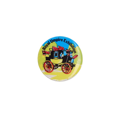 Royal Umpire Exhibition 馬車 缶バッジ バッチ