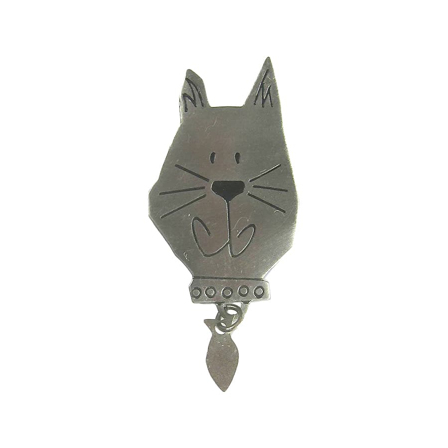 猫 ピンズ ピンバッジ 留め具付き