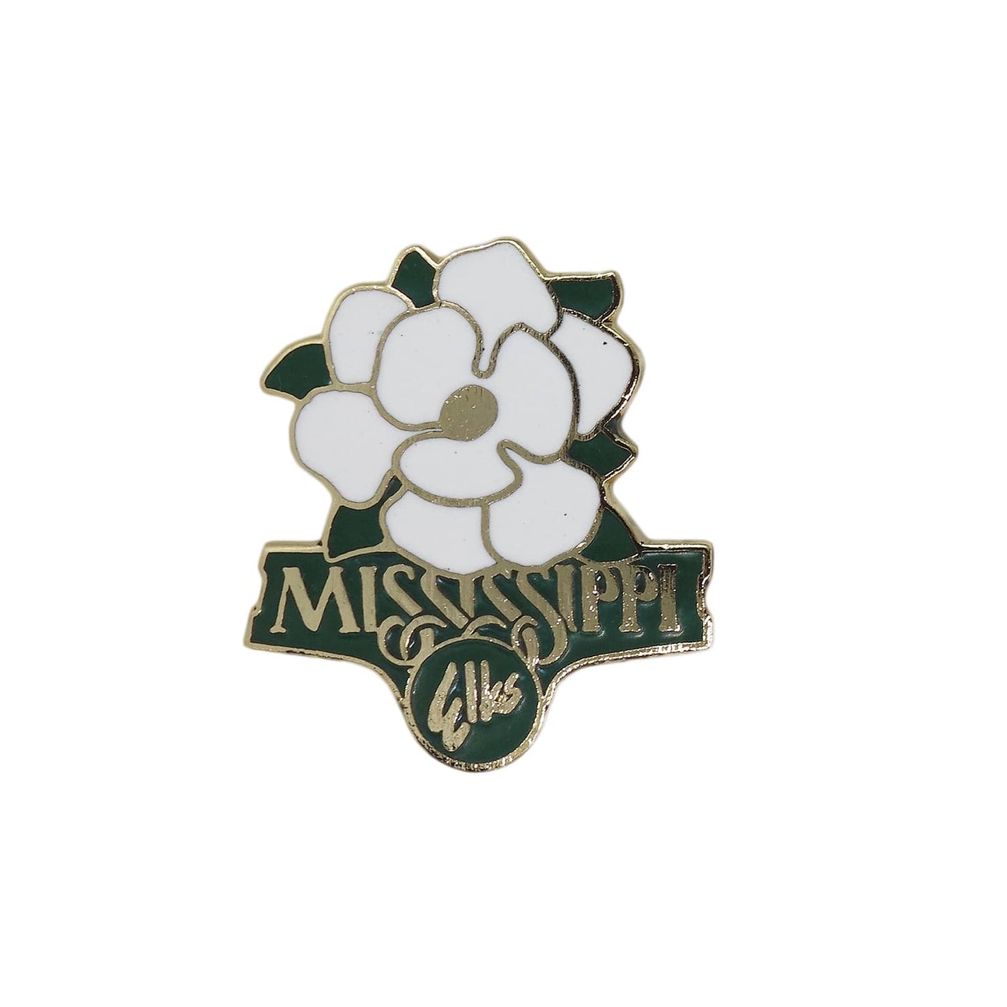 Elks エルクス 花 ピンズ MISSISSIPPI