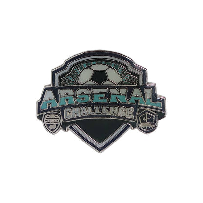 ARSENAL CHALLENGE サッカー ピンズ 留め具付き