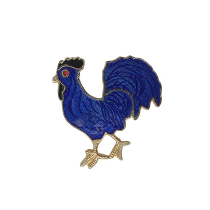 ニワトリ 鳥 ピンバッジ ブローチ