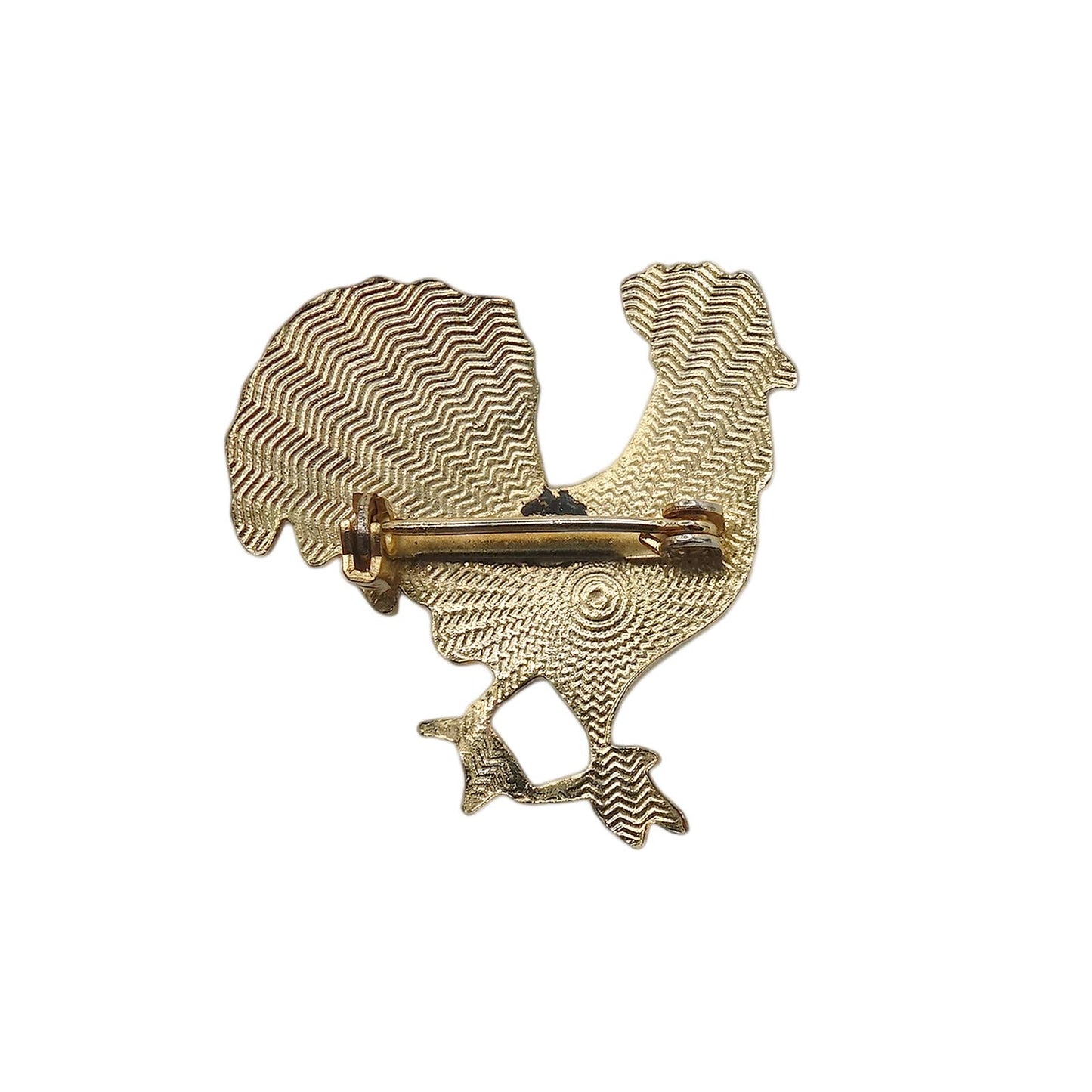 ニワトリ 鳥 ピンバッジ ブローチ