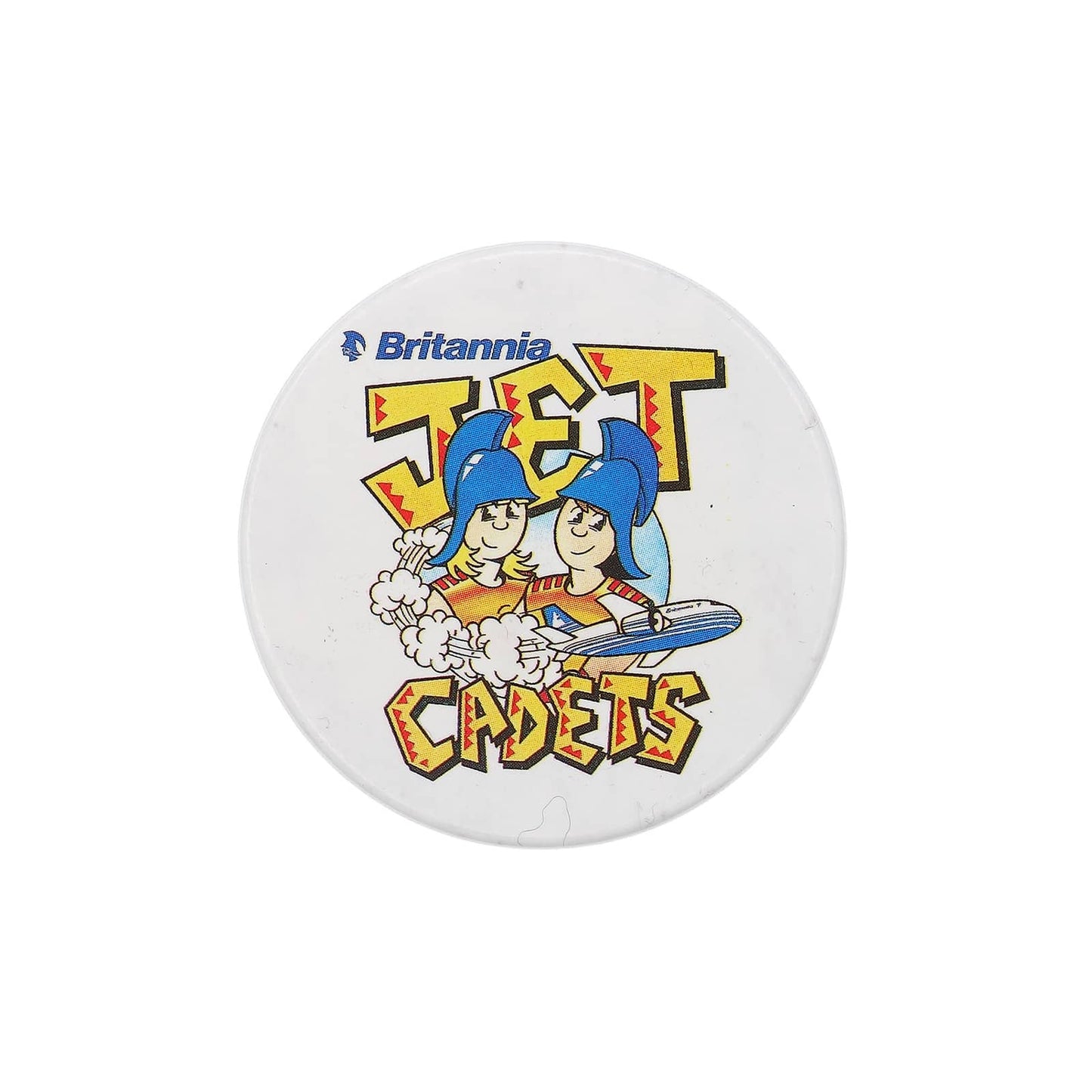 Britannia ブリタニア航空 JET CADETS 子供クラブ 缶バッジ バッチ