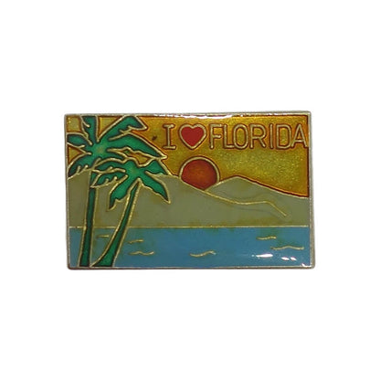 ピンズ I LOVE FLORIDA  レトロ