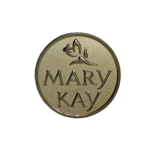 MARY KAY ロゴ ピンズ コスメブランド 留め具付き
