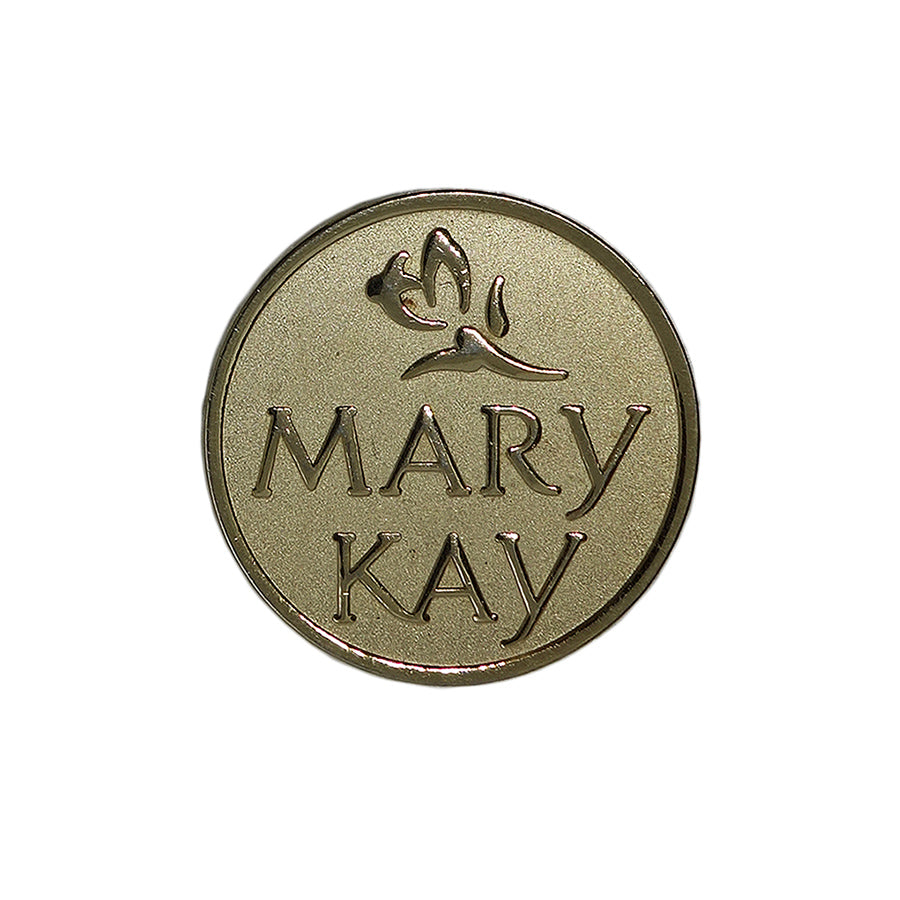 MARY KAY ロゴ ピンズ コスメブランド 留め具付き