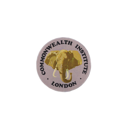 象 COMMONWEALTH INSTITUTE LONDON 缶バッジ バッチ