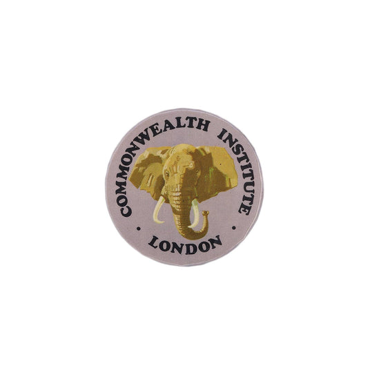 象 COMMONWEALTH INSTITUTE LONDON 缶バッジ バッチ