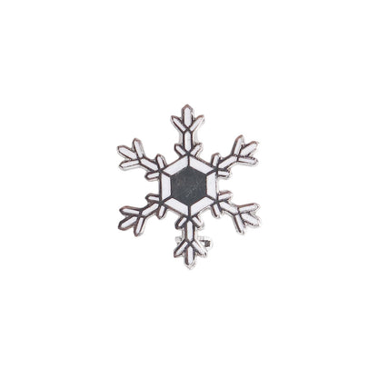 雪の結晶 ピンバッジ ブローチ