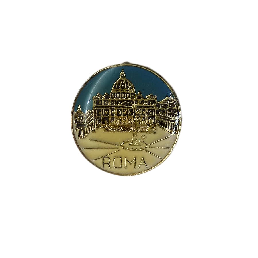 ROMA ピンズ イタリア ローマ 留め具付き