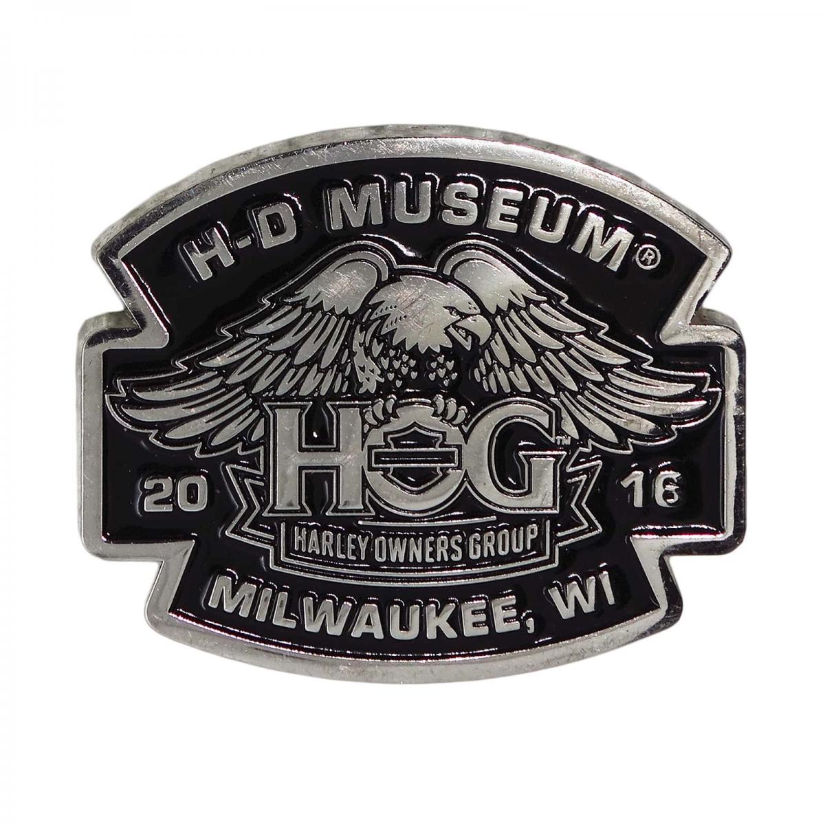 H.O.G. 2016 ピンズ H-D MUSEUM ハーレーオーナーズグループ 留め具付き
