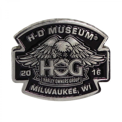 H.O.G. 2016 ピンズ H-D MUSEUM ハーレーオーナーズグループ 留め具付き