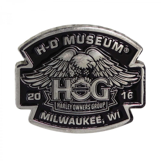 H.O.G. 2016 ピンズ H-D MUSEUM ハーレーオーナーズグループ 留め具付き