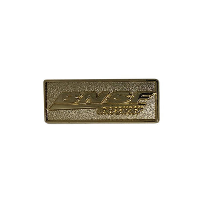 BNSF鉄道 ピンズ 金色 留め具付き